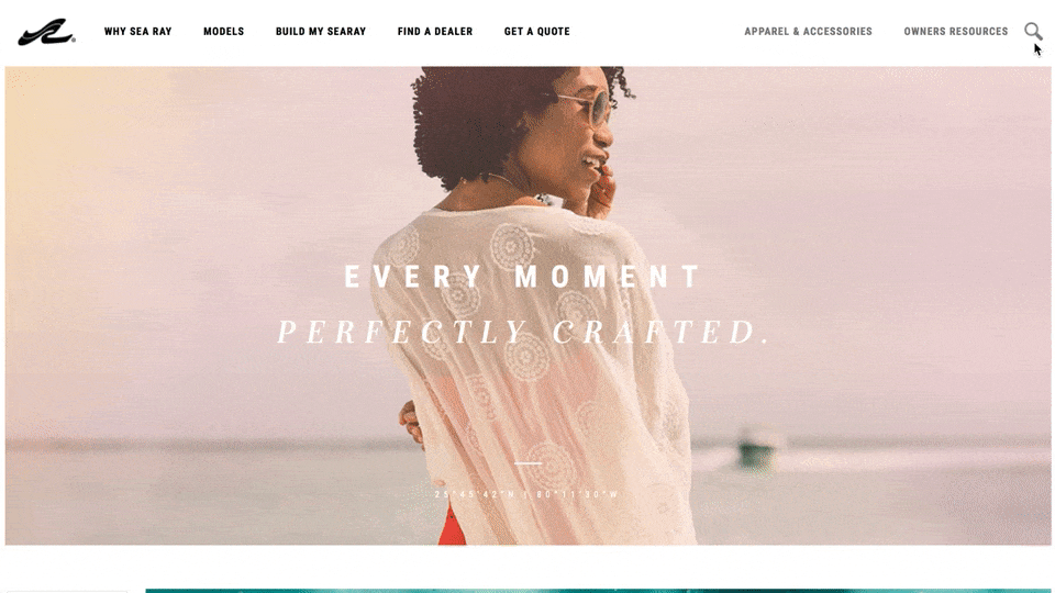 Sea Ray site search