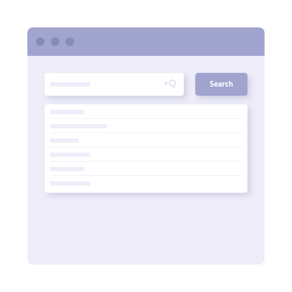 Design & Search UI