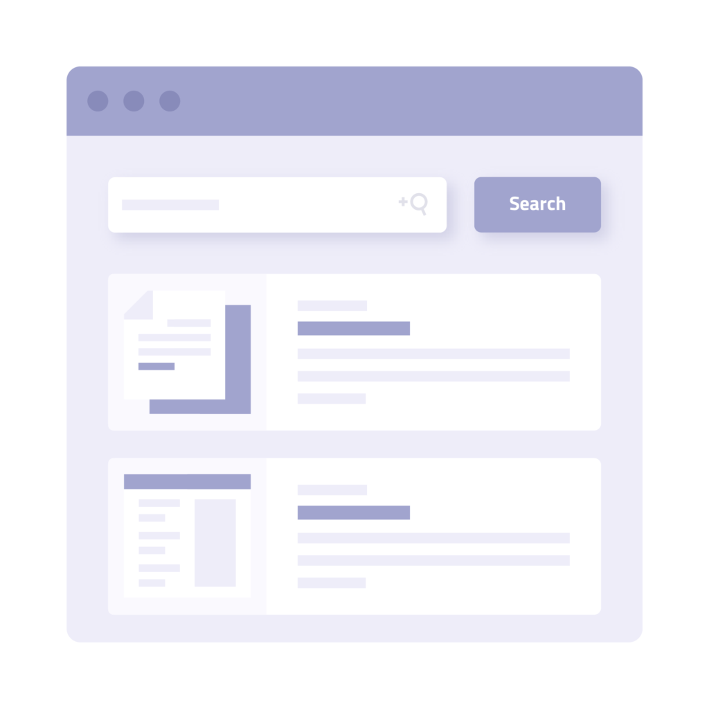 Design & Search UI