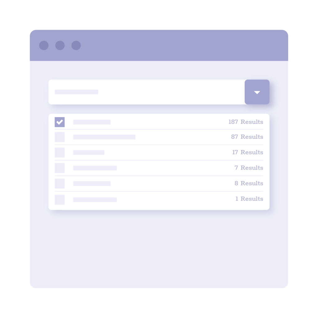 Design & Search UI