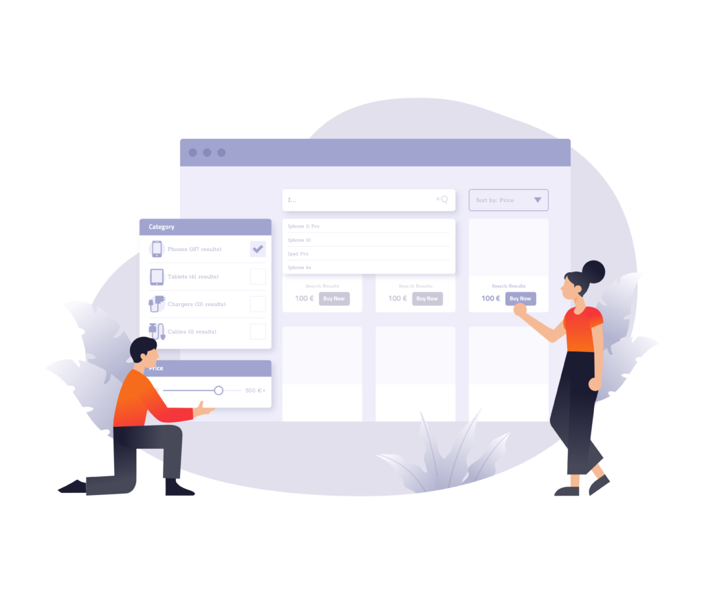 Design & Search UI