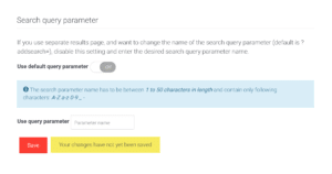 parameter toggle