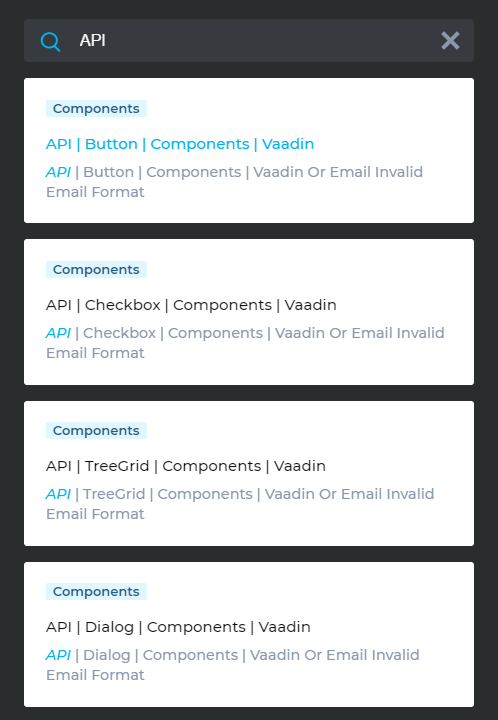 A practical mobile search UI Design example