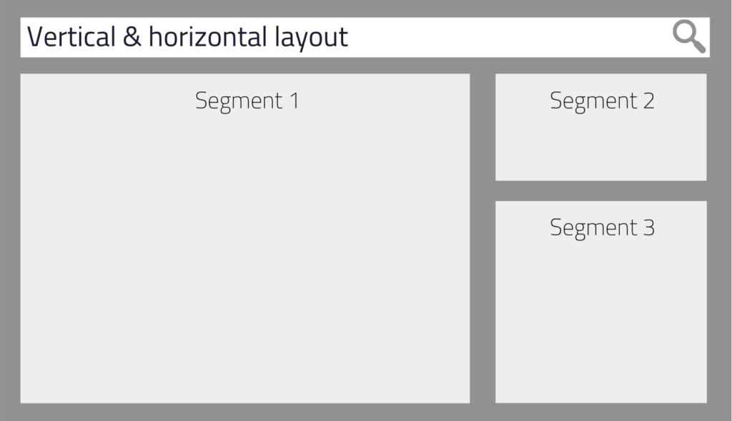 Combine horizontal and vertical layout