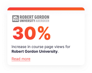 30% increase in page views for RGU 