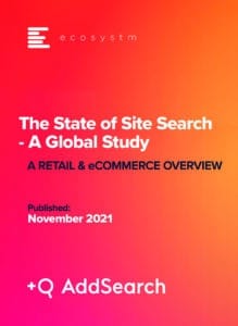 The State of Site Search for ecommerce