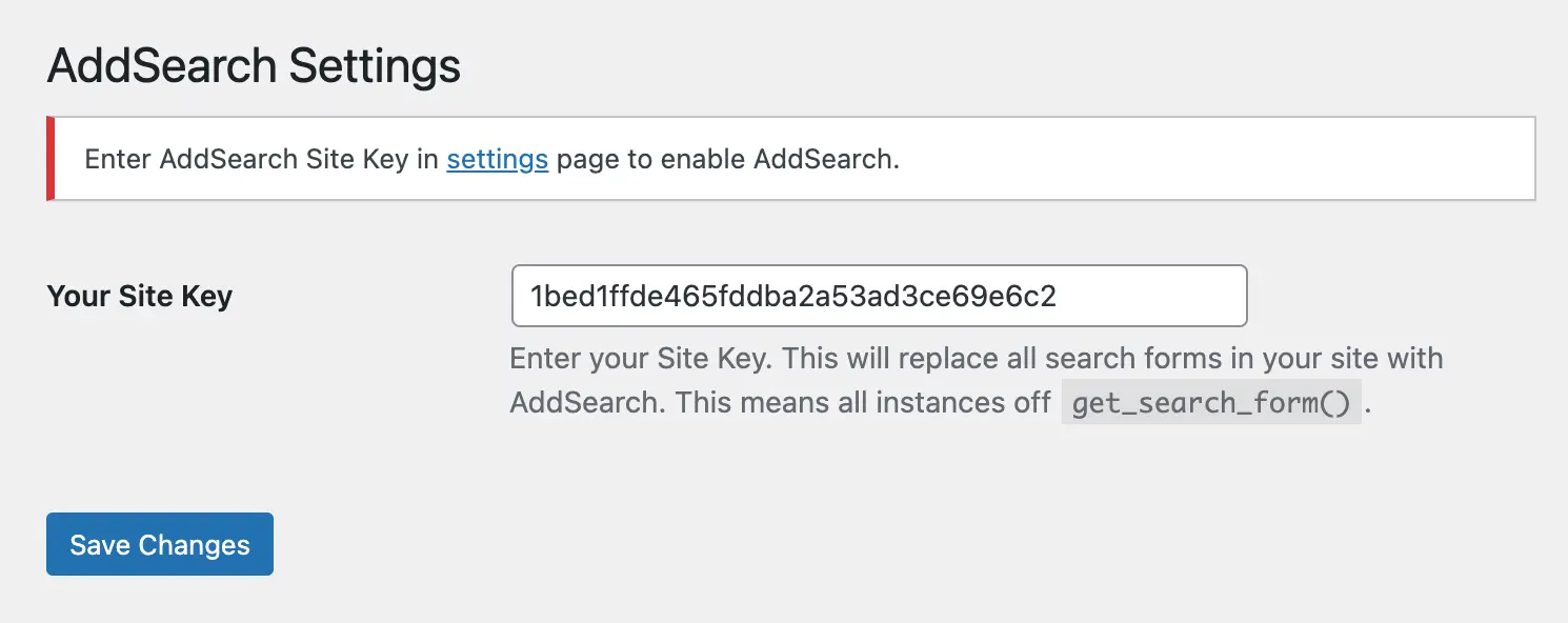 Installing AddSearch Plugin on WordPress Website