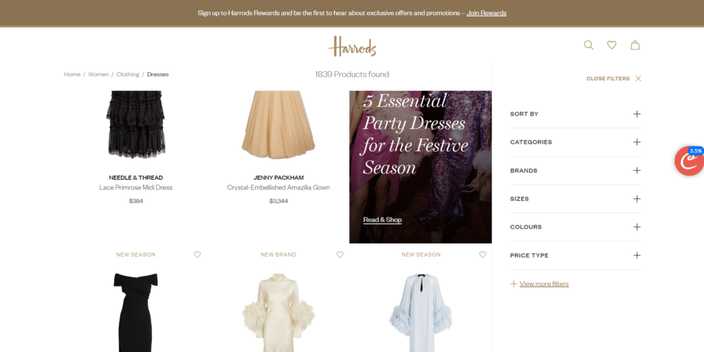 Womens Designer Dresses Harrods 1