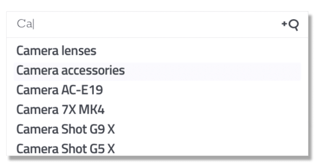 Autocomplete, also known as autofill or type-ahead, is a feature that suggests words based on a user's input.