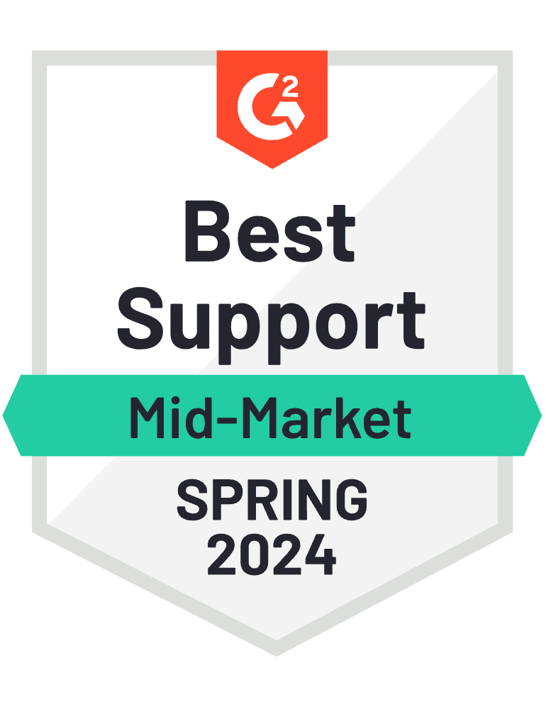 G2 Best support Spring 2024