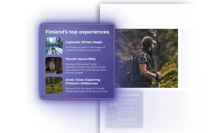<span style="color:#FF6266;">AddSearch Recommend Feature</span> For Travel Websites