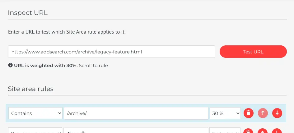 Site Areas - Boost Ranking or Exclude a Site Section