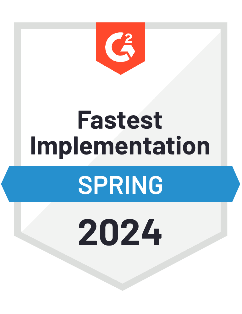 G2 Fastest Implementation Spring 2024