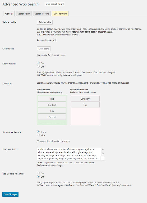 WordPress Search Plugin 5: Advanced Woo Search
