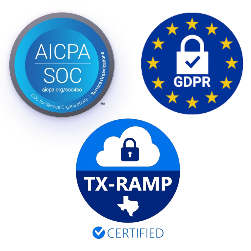 Certified security with SOC 2 compliance