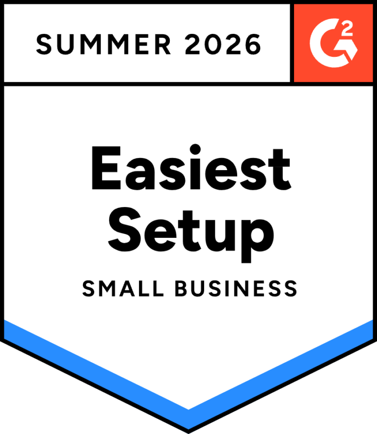 G2 Easiest Setup Small Business Summer 2026