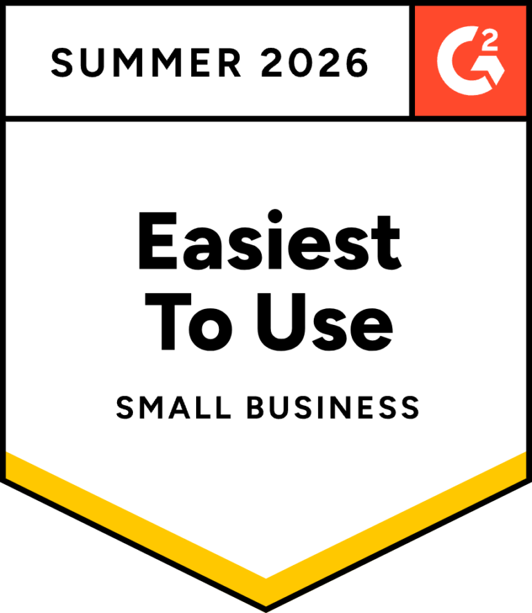 G2 Easiest To Use Small Business Summer 2026
